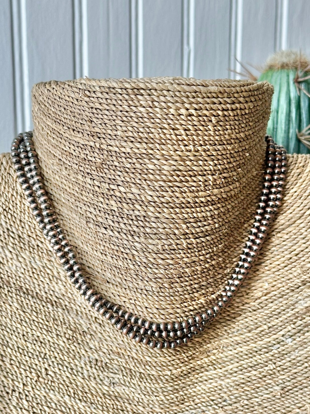 Triple Strand Copper Necklace