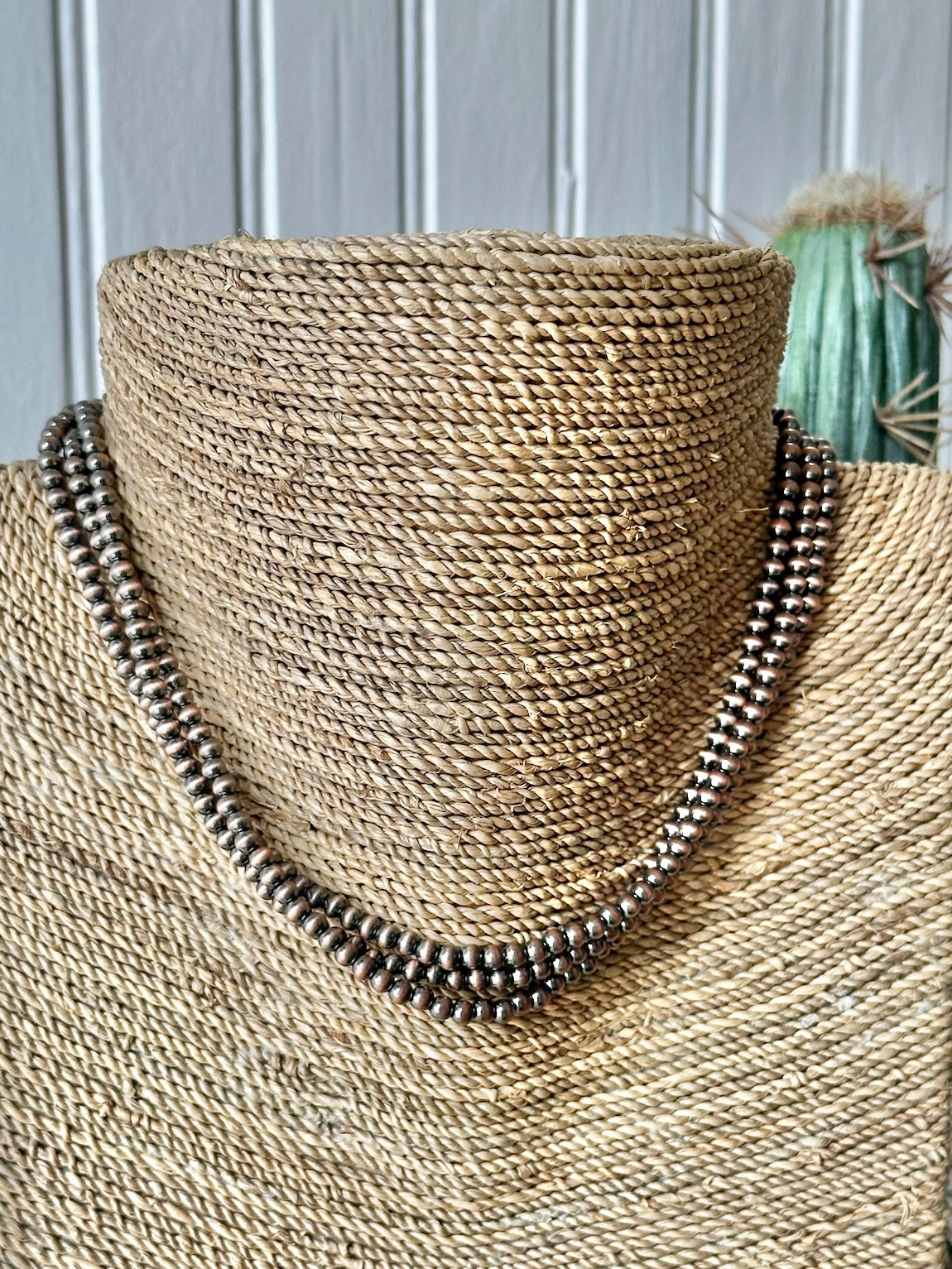 Triple Strand Copper Necklace