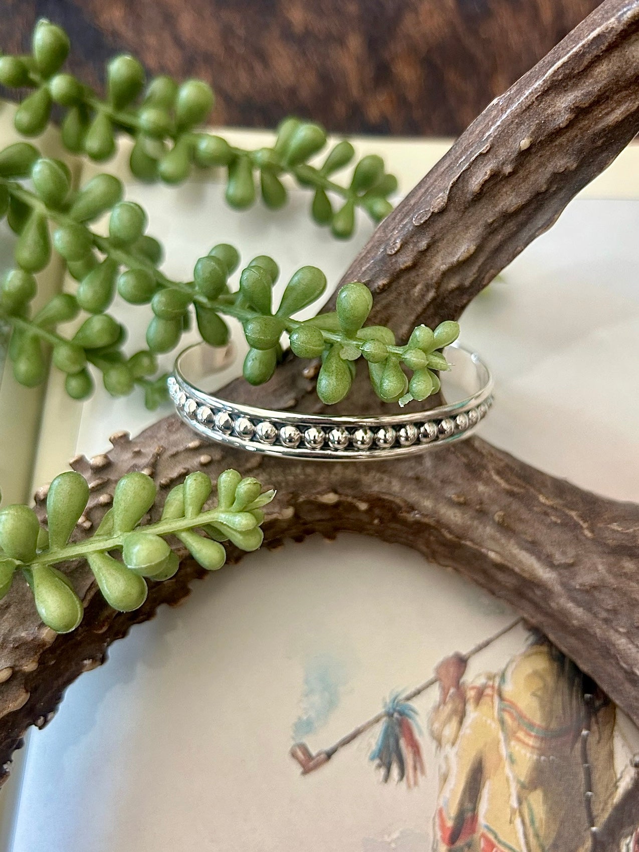 Sterling Silver Studded Cuffs
