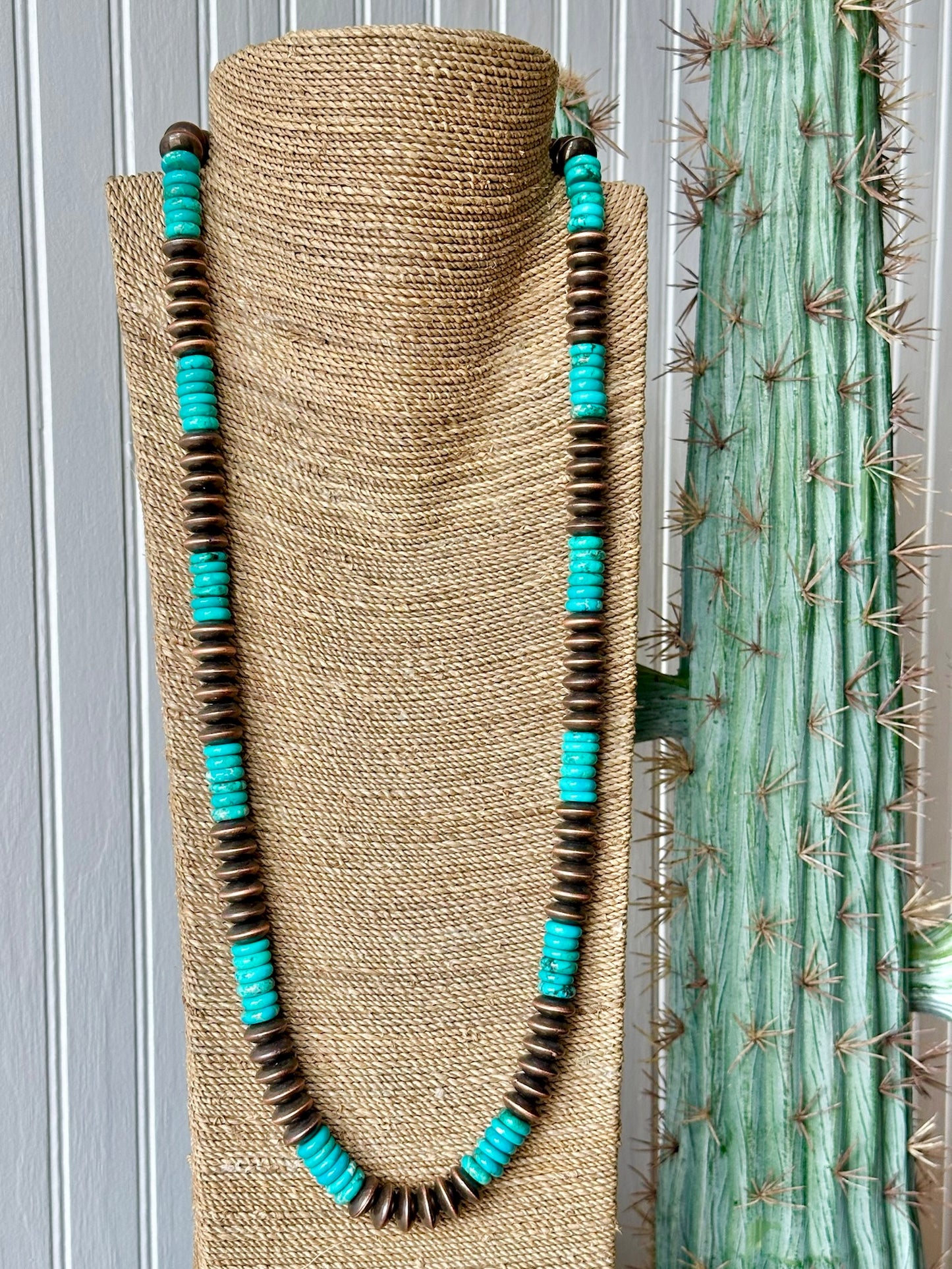 Copper & Turquoise Necklace