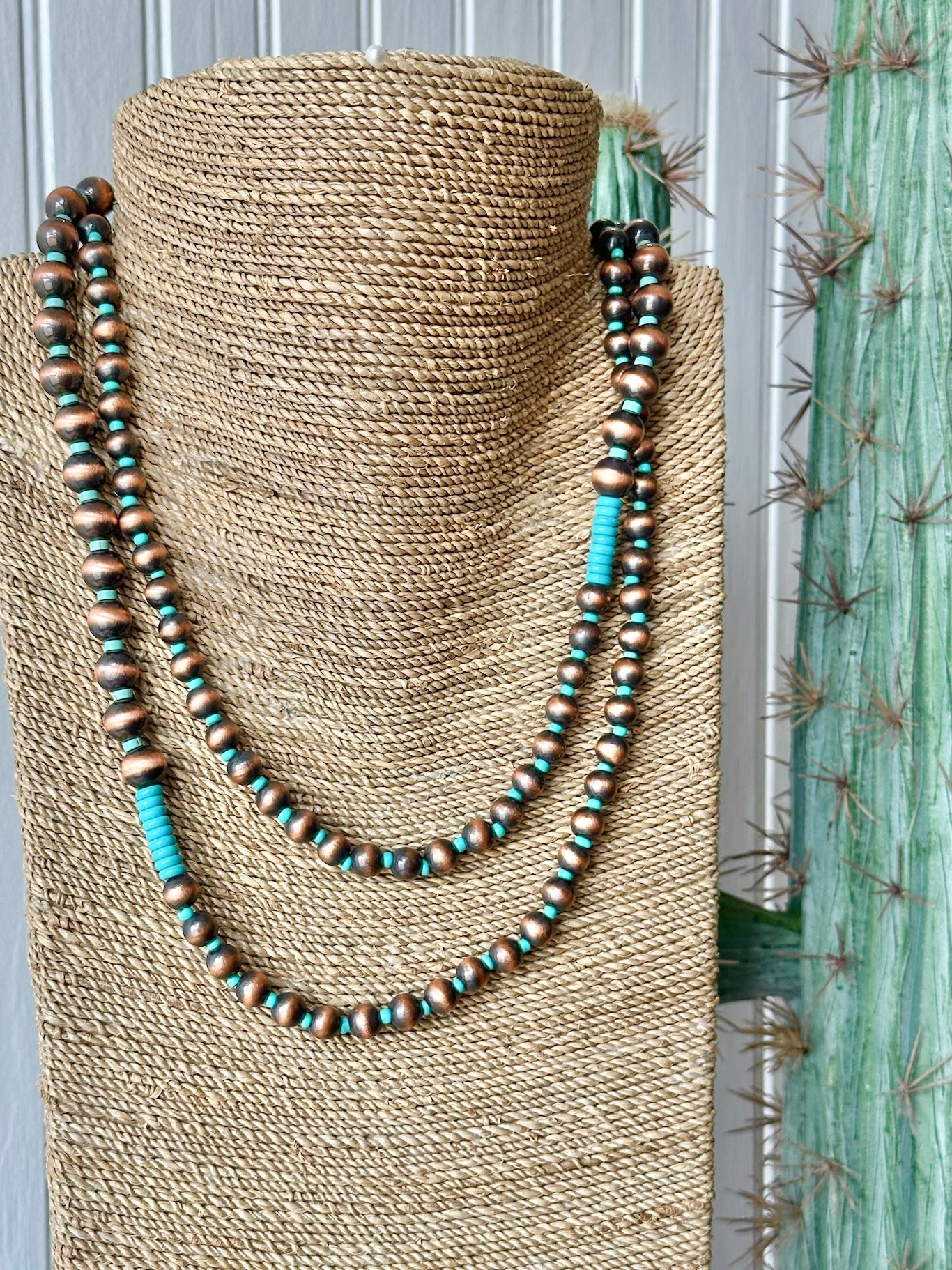 Copper & Turquoise Necklace