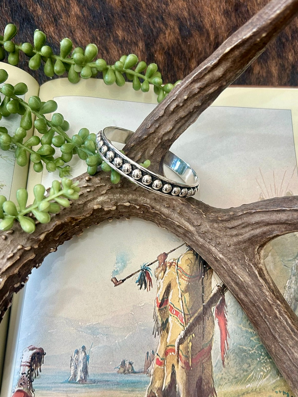 Sterling Silver Studded Bangles