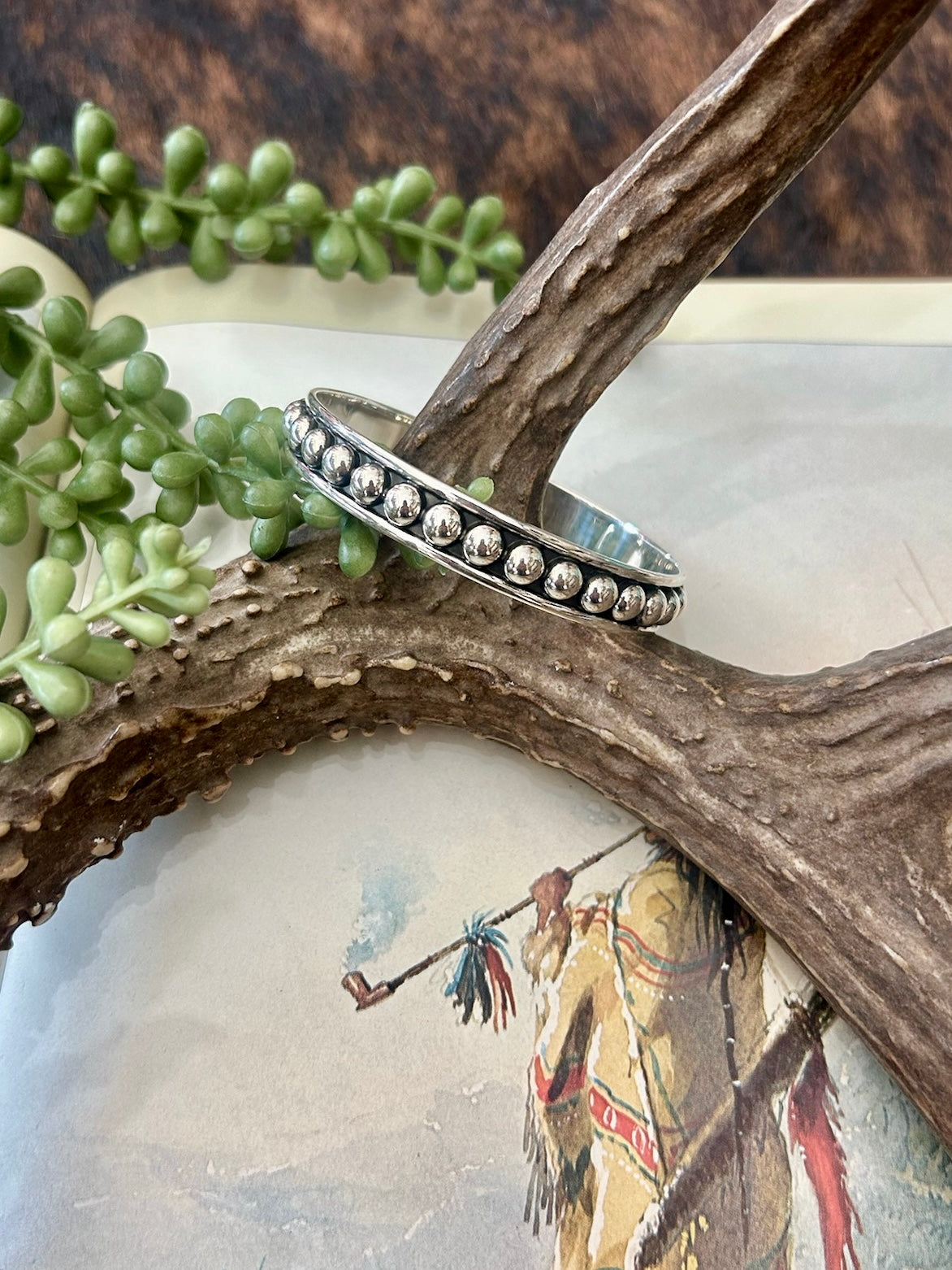 Sterling Silver Studded Bangles