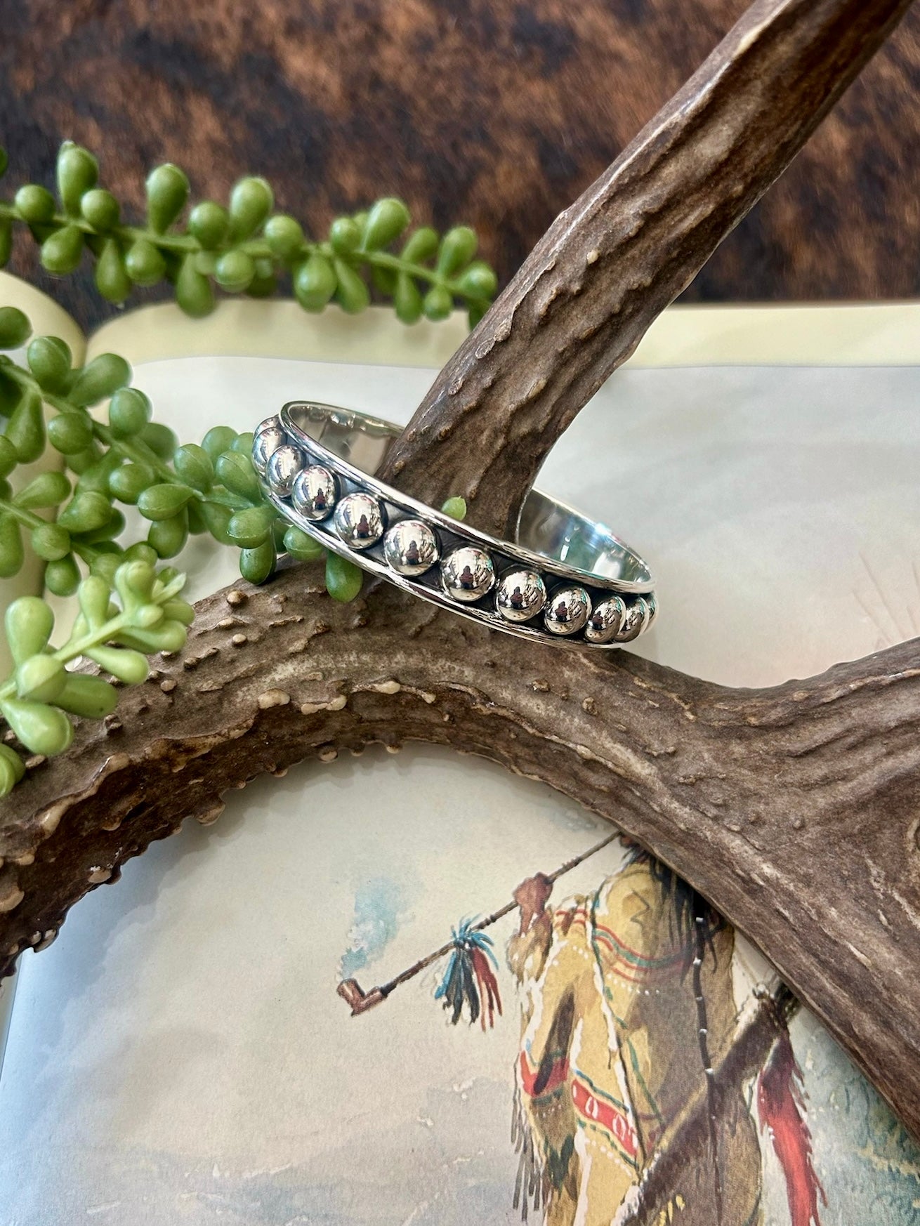 Sterling Silver Studded Bangles