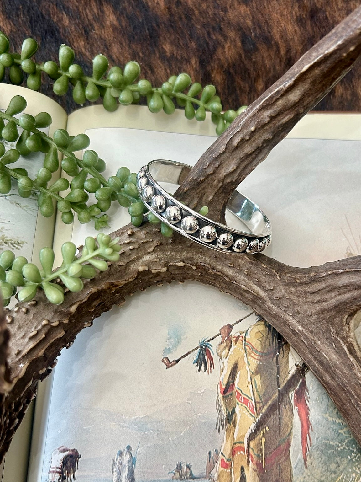 Sterling Silver Studded Bangles