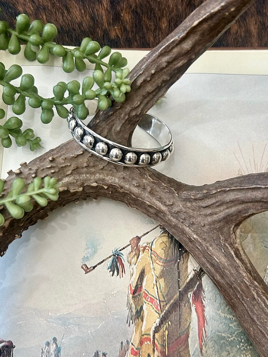 Sterling Silver Studded Cuffs
