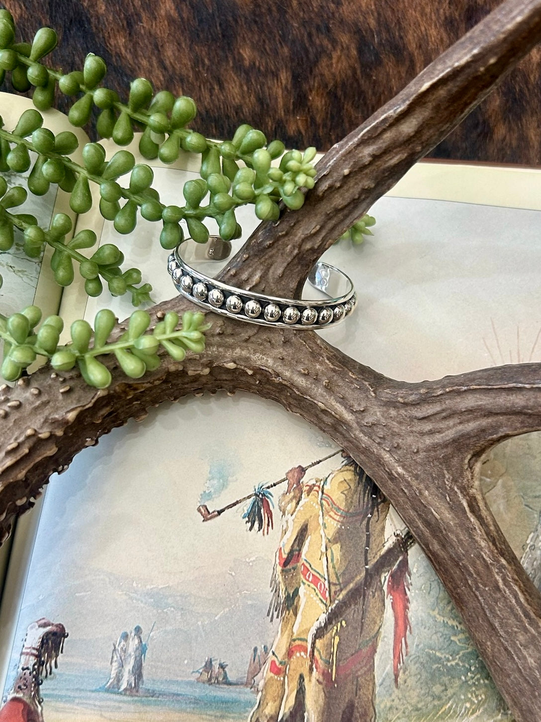 Sterling Silver Studded Cuffs