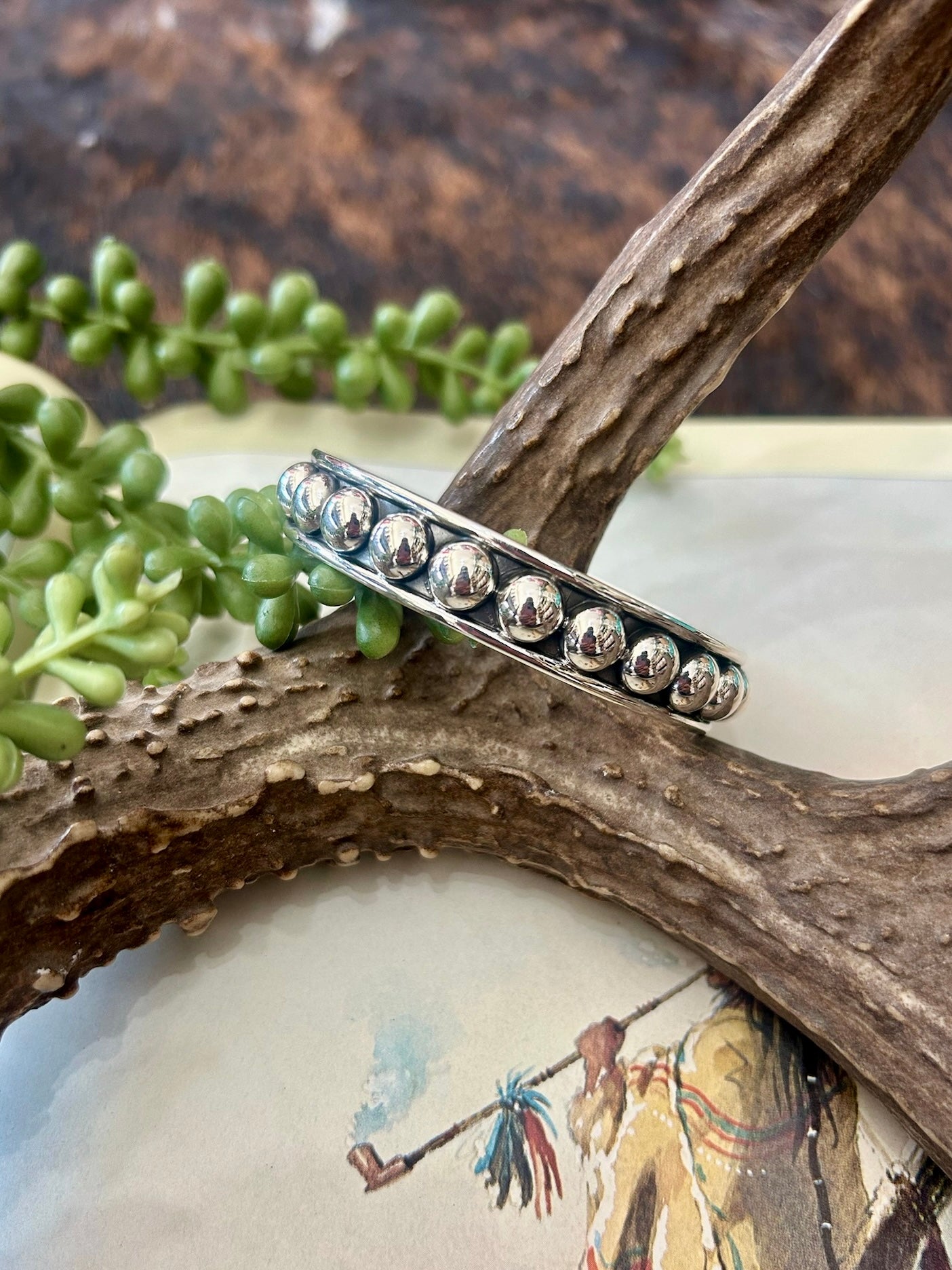 Sterling Silver Studded Bangles
