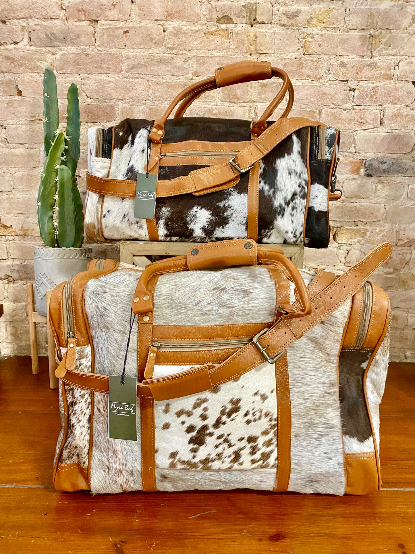 MYRA Cowhide Travel Bags
