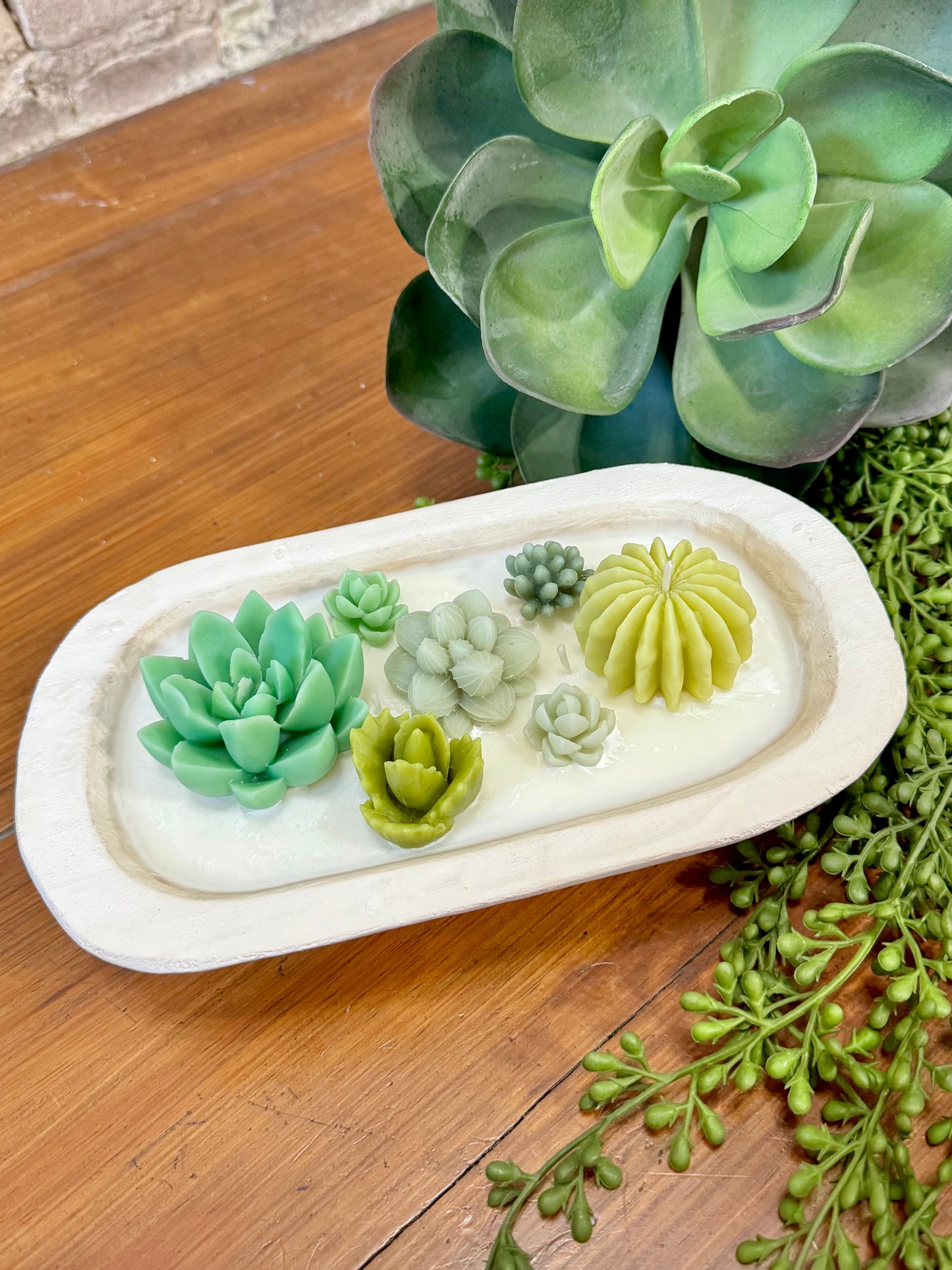 Baja Cactus Blossom Succulent Candle