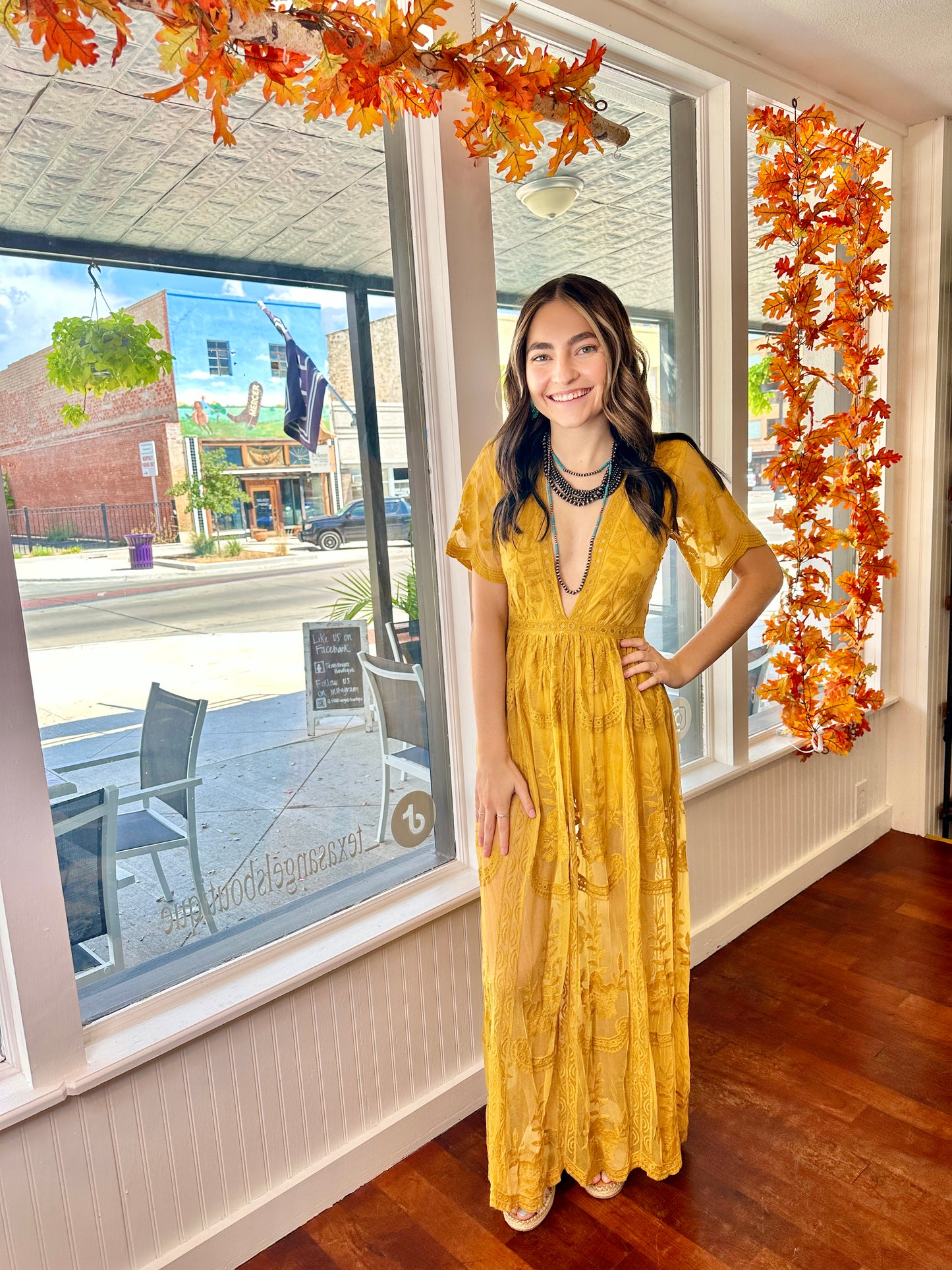Be There In Ten Mustard Maxi