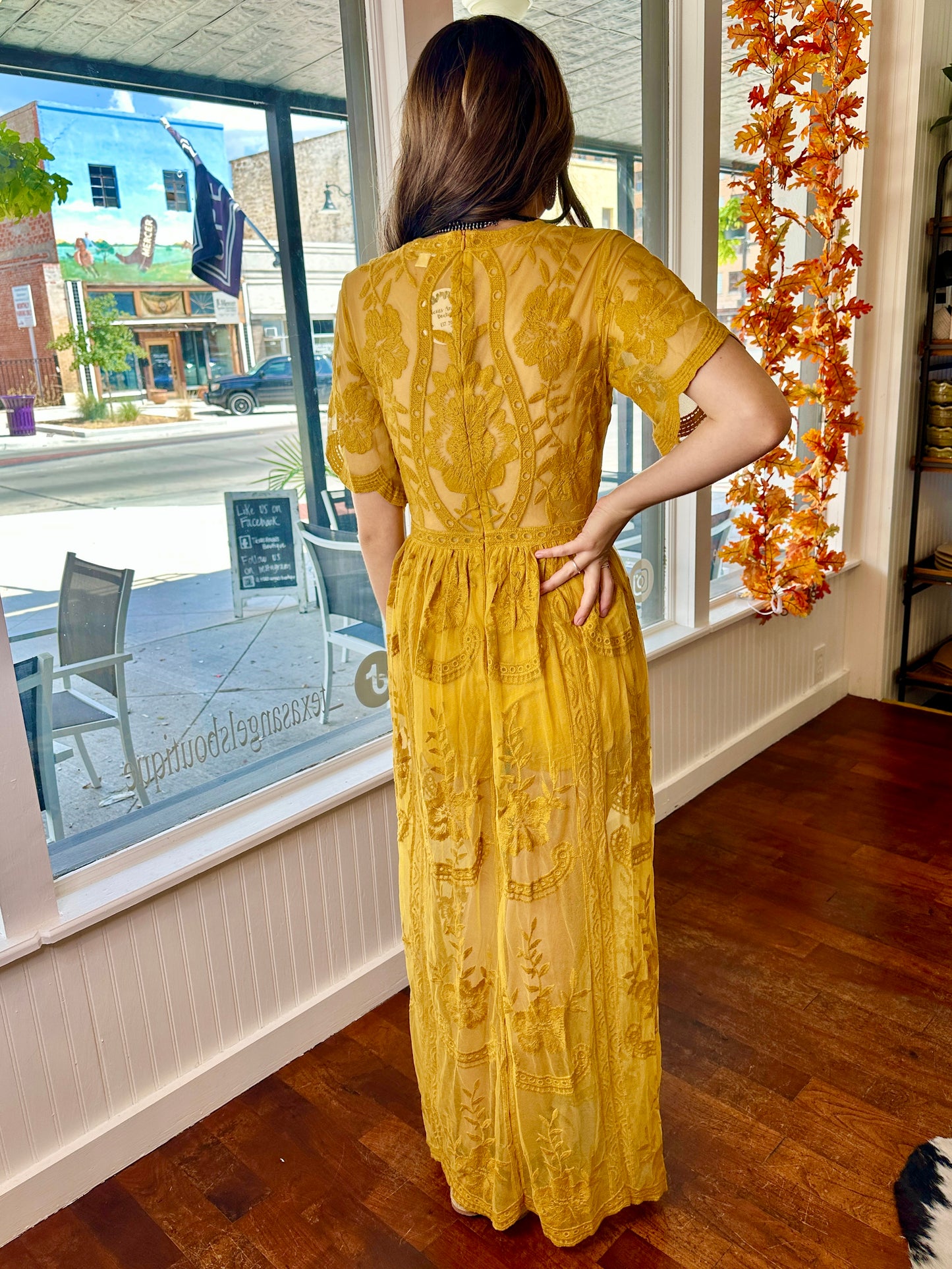 Be There In Ten Mustard Maxi
