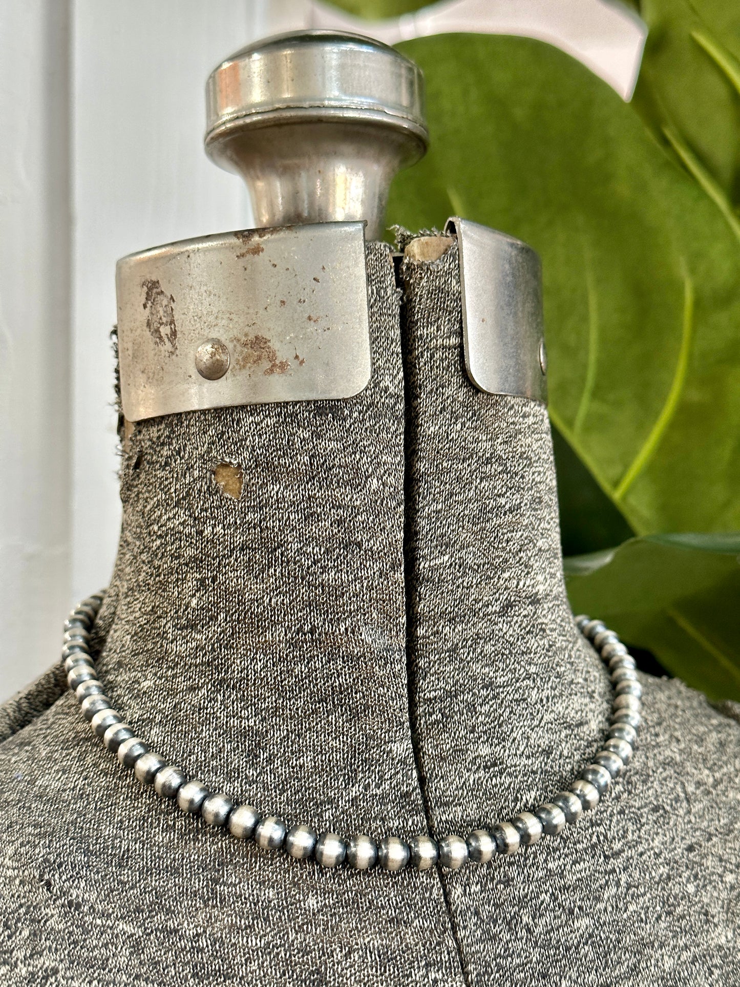 Sterling Silver Navajo Pearls Necklace