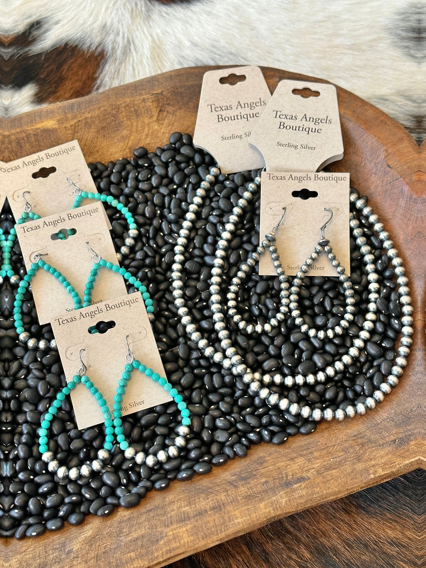 Sterling Silver Navajo Pearls Necklace