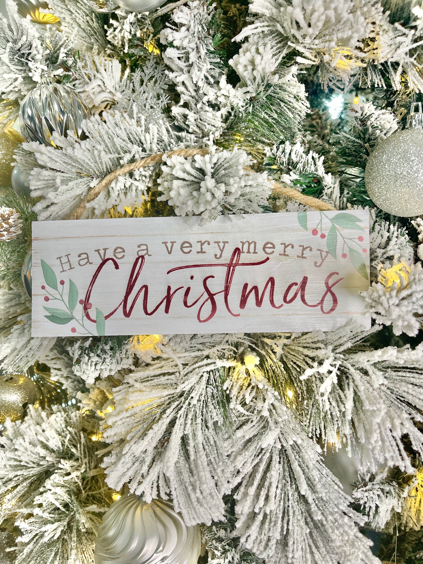 Have A Very Merry Christmas Wooden Sign