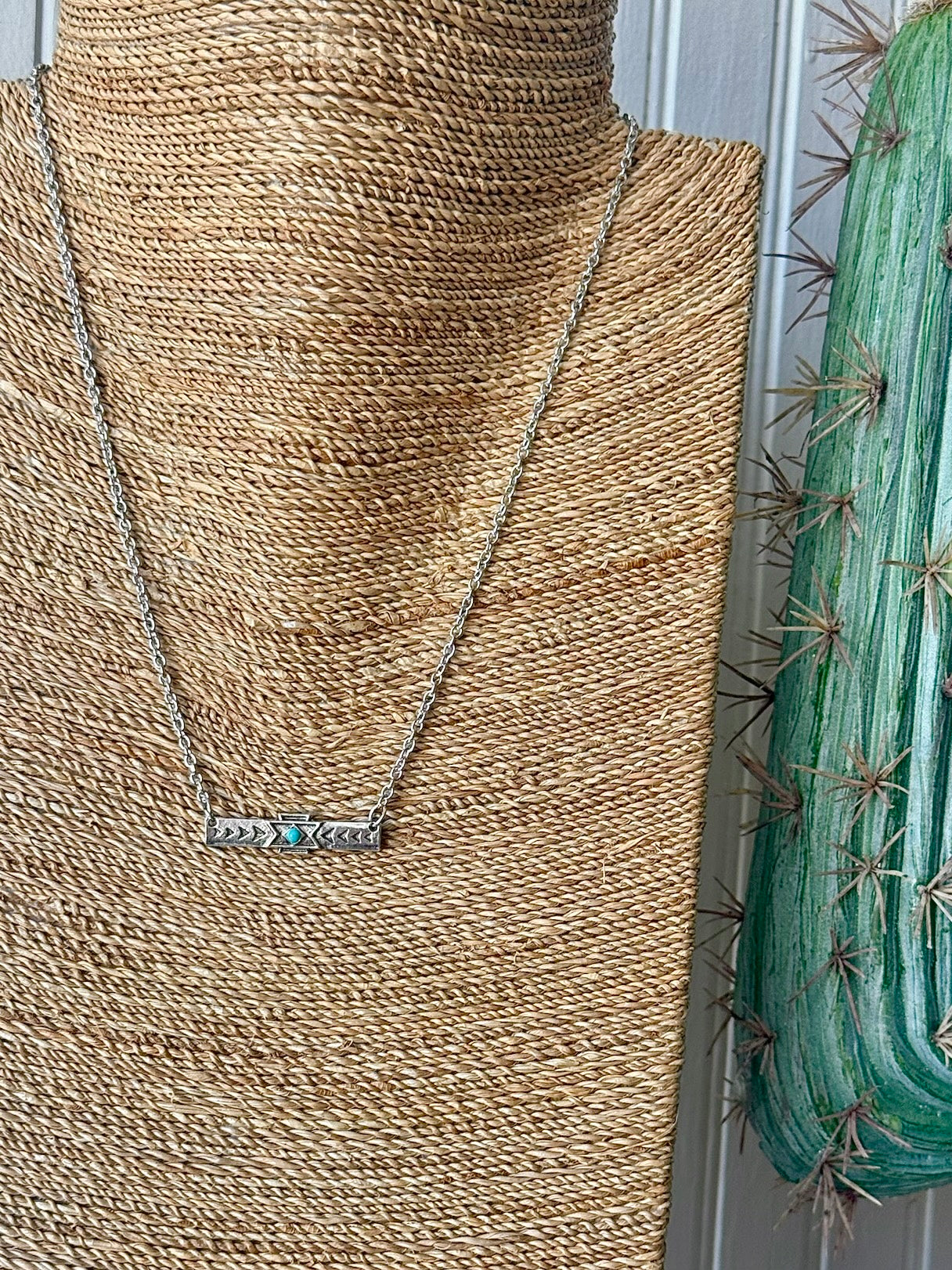 Aztec Bar Necklace