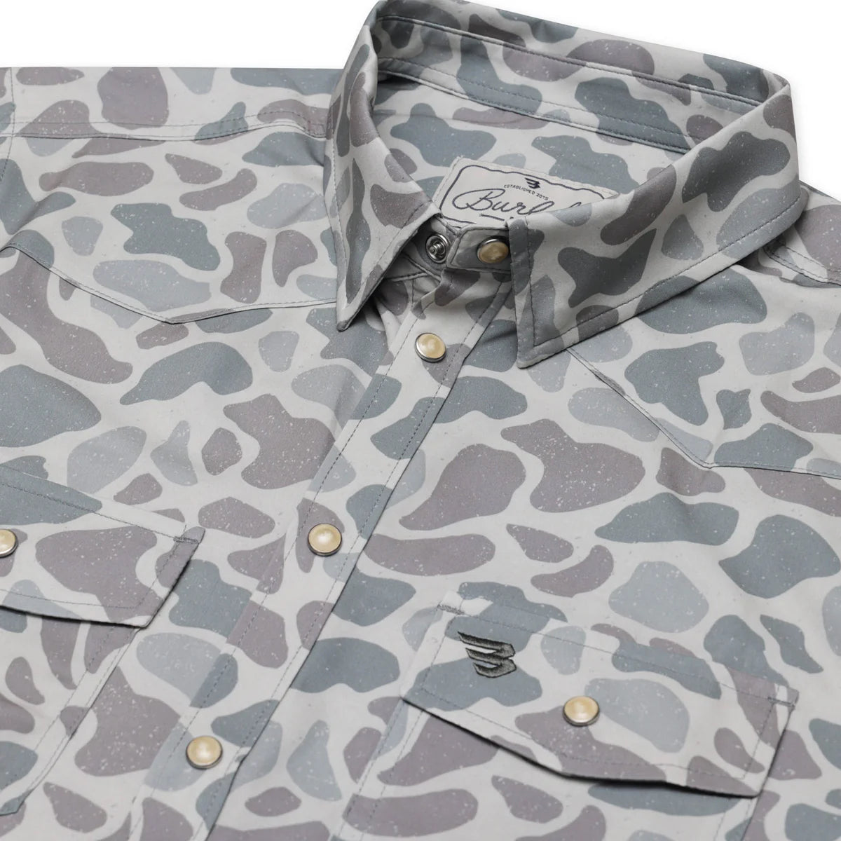 Camo Burlebo Button Up
