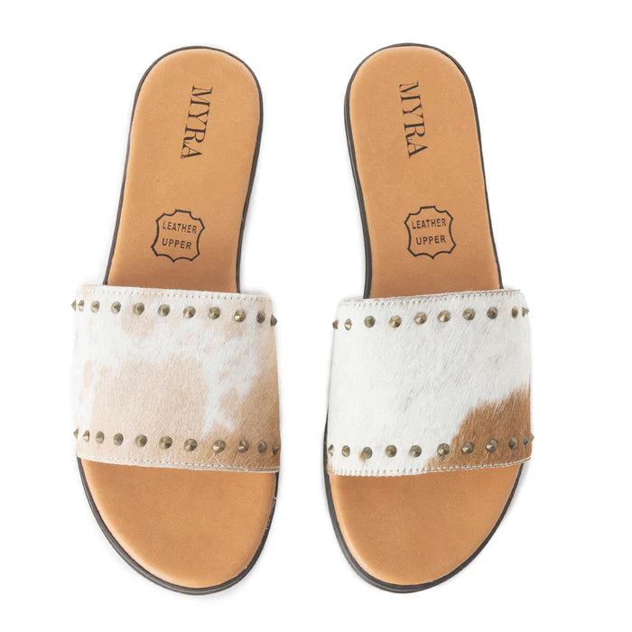 MYRA Cowhide Leather Sandals