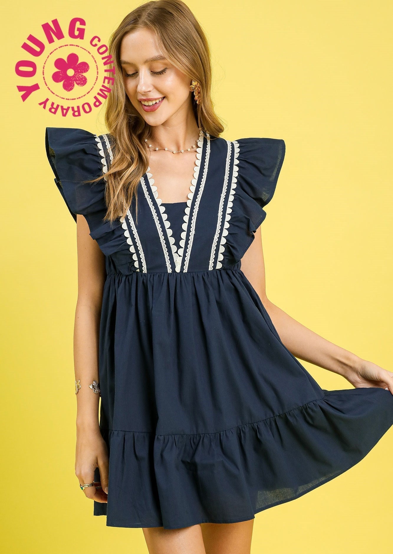 All On Deck Navy Dress