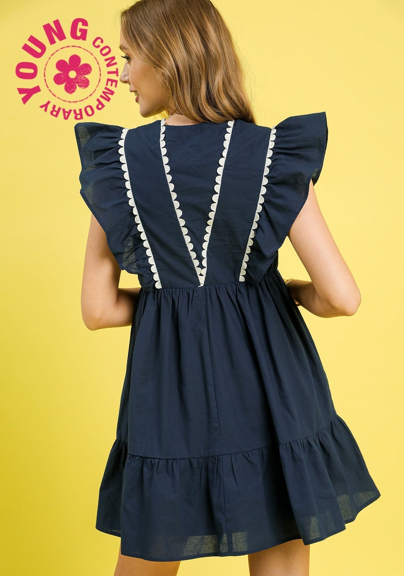 All On Deck Navy Dress