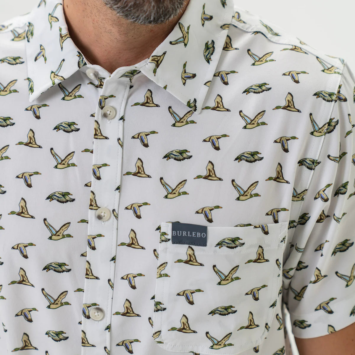 Mallard Ducks Burlebo Button Up