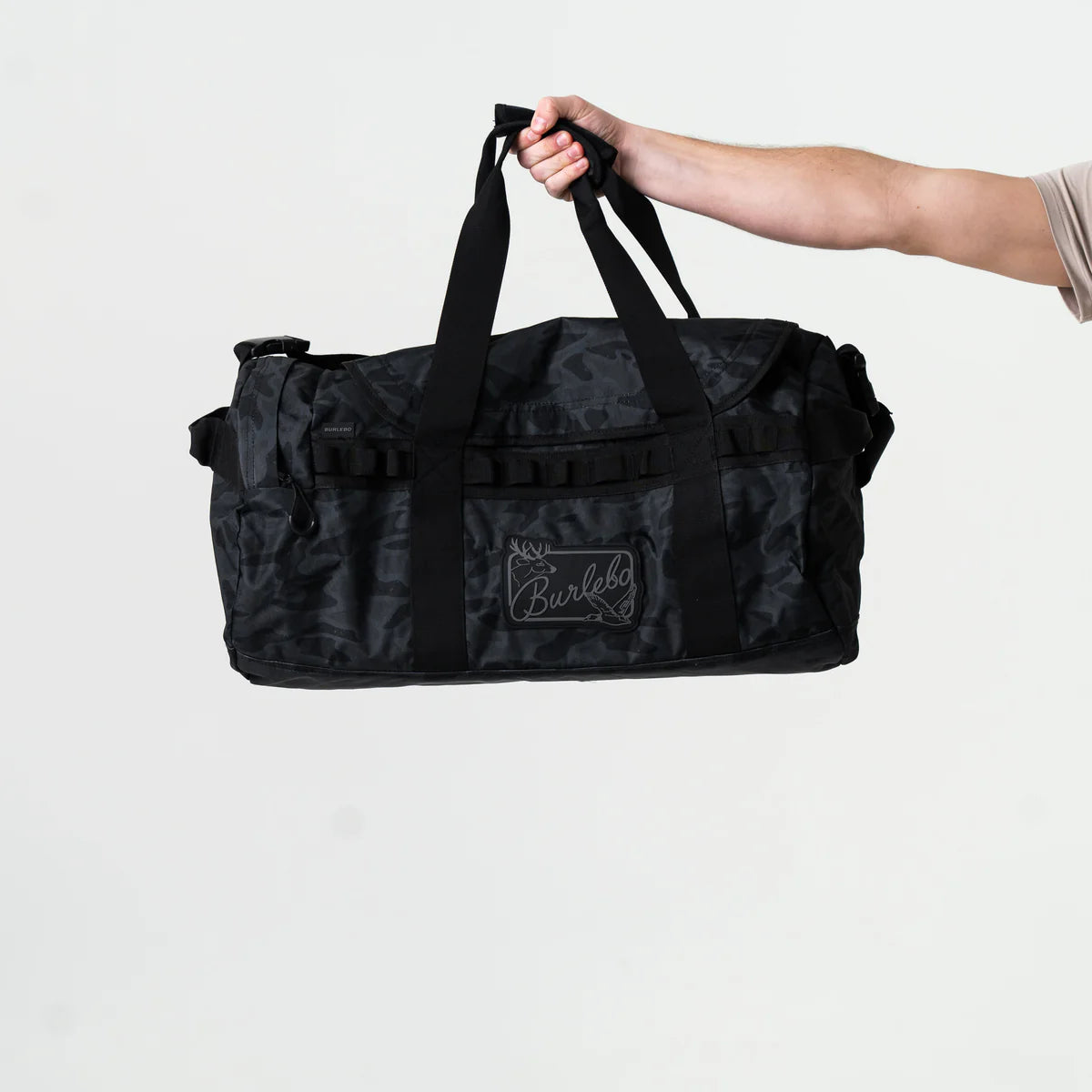 Black Camo Burlebo Duffle Bag