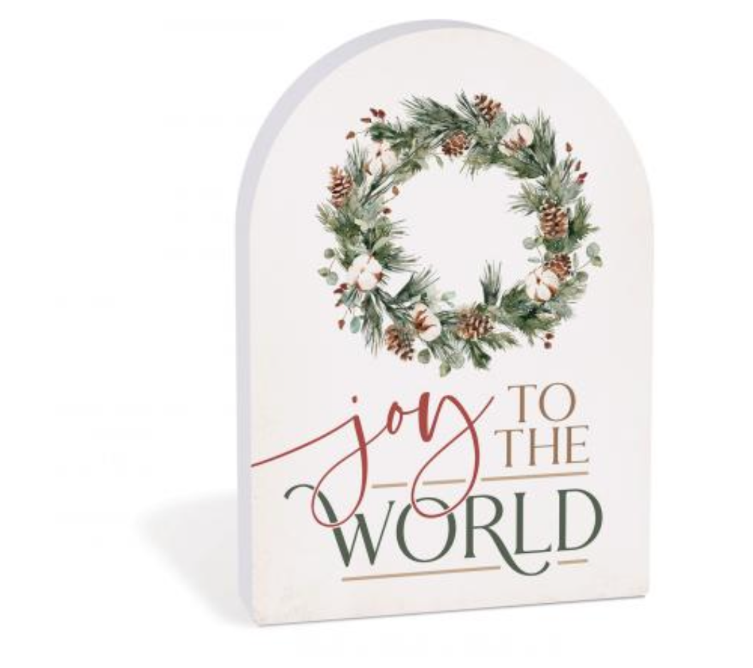 Joy To The World Wooden Sign