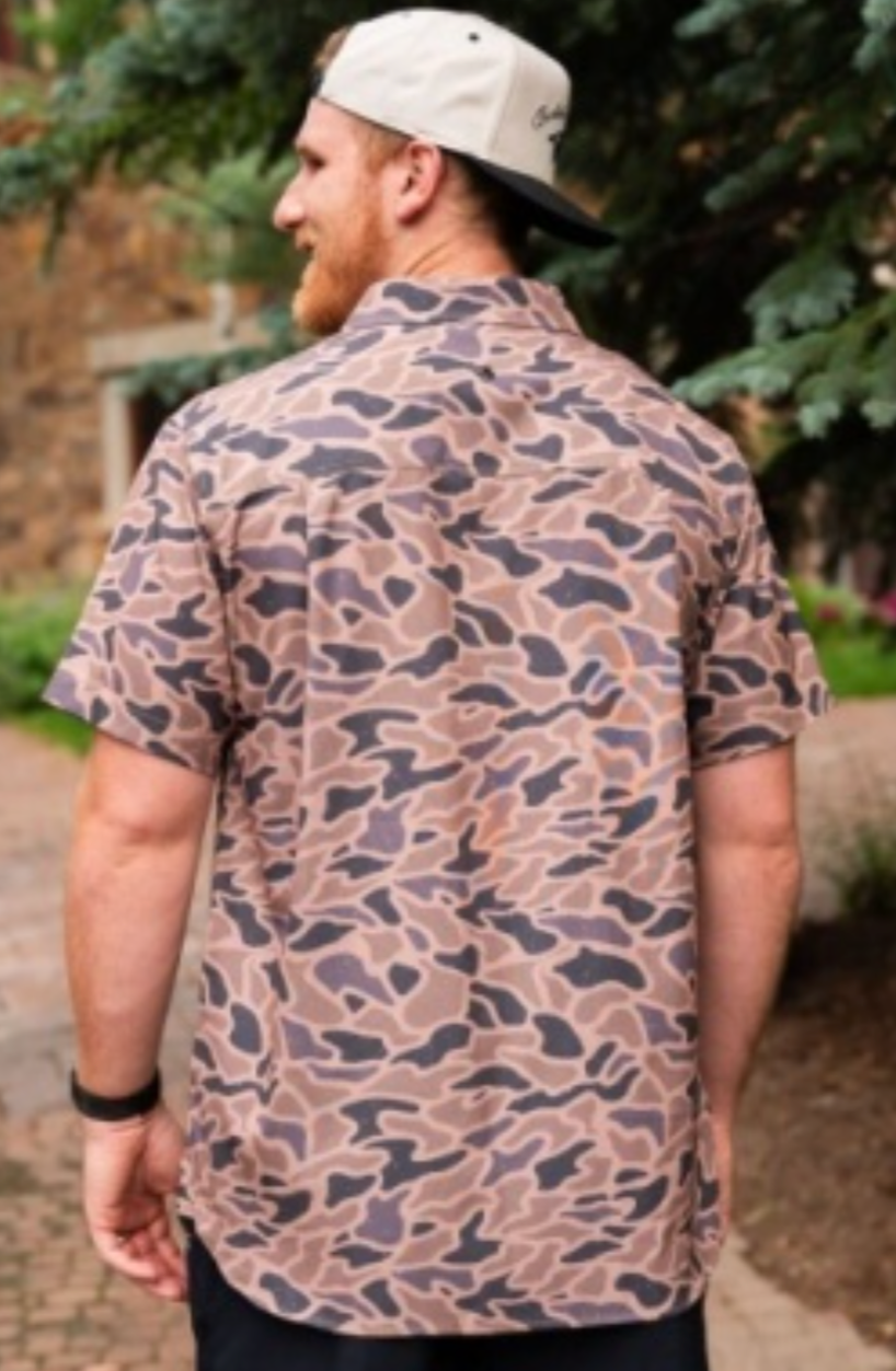 Camo Burlebo Button Up