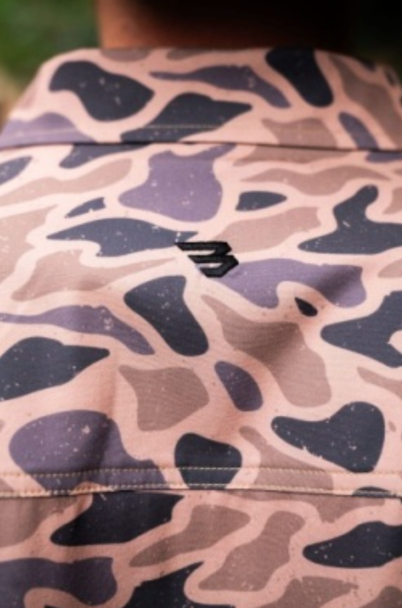 Camo Burlebo Button Up