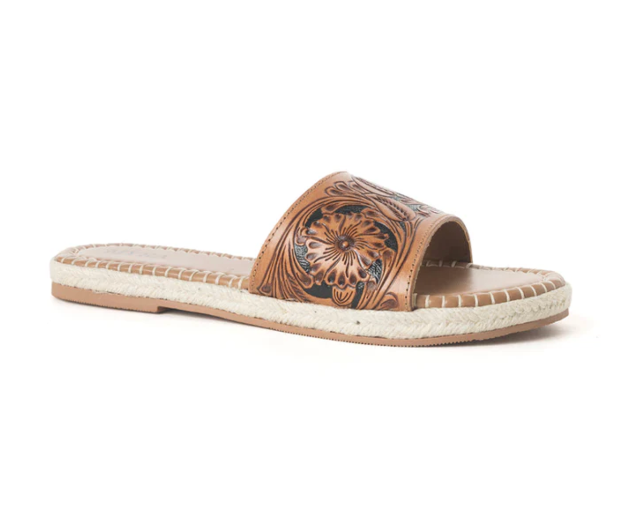 MYRA Tooled Leather Sandals