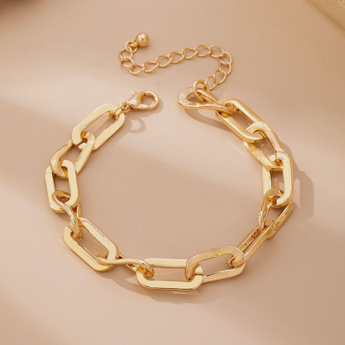 Gold Chain Link Bracelet