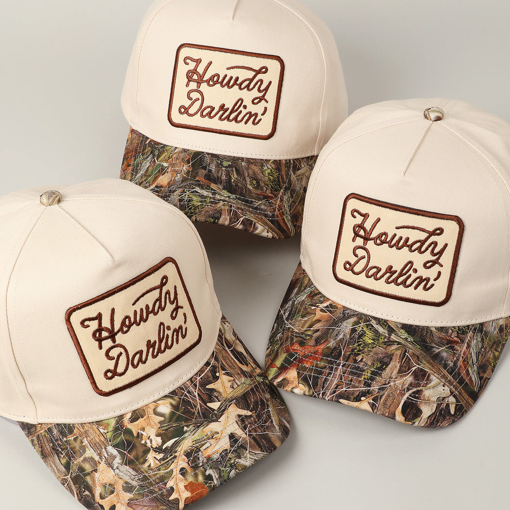 Howdy Darlin' Camo Trucker Hat