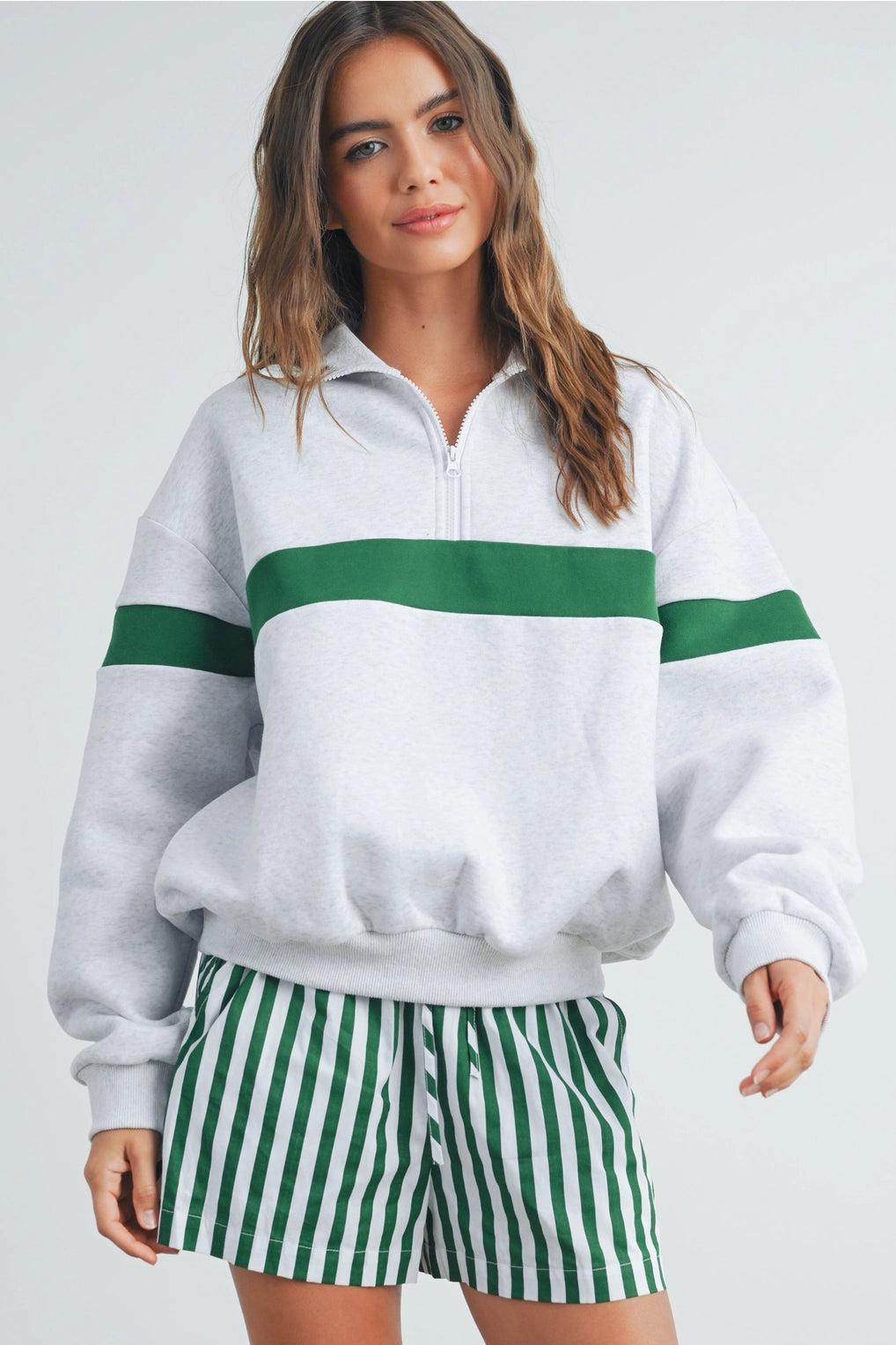Football Season Green Sweatshirt