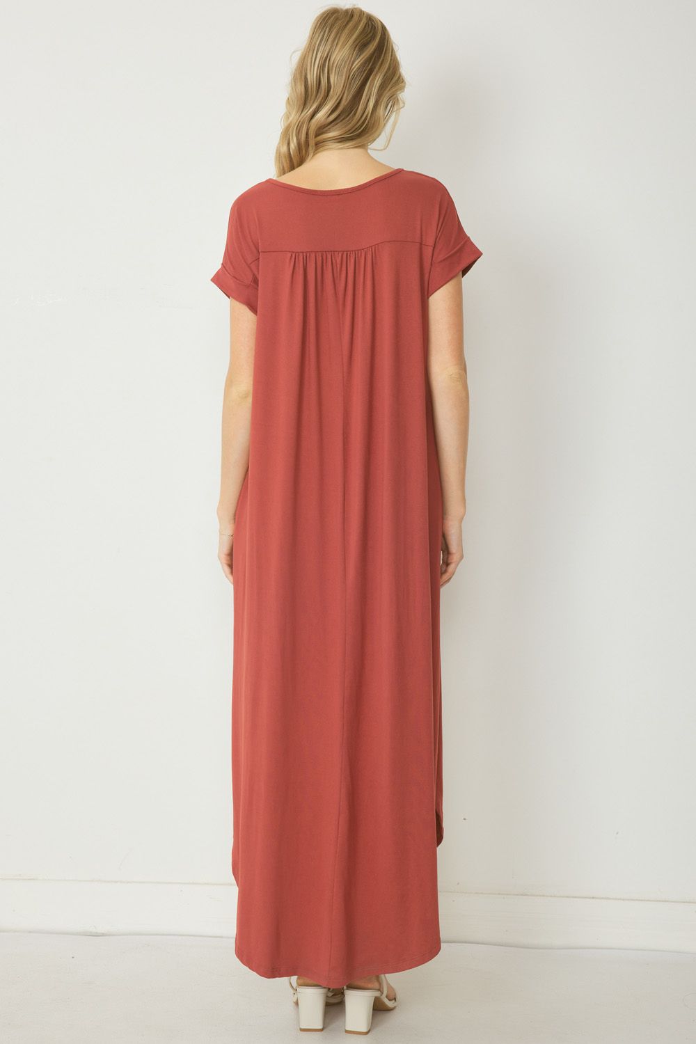 40% Off - Must Be Doing Something Right Rust Maxi