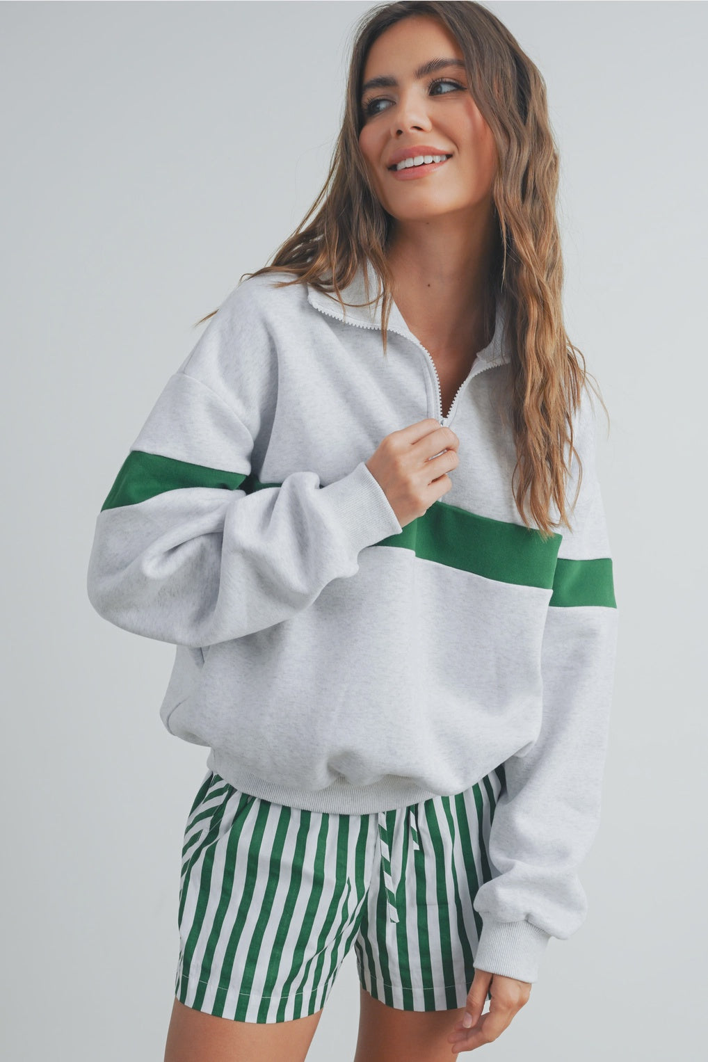 Football Season Green Sweatshirt
