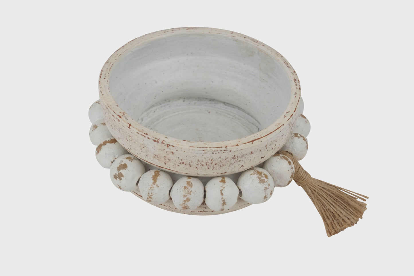 Circle Tassel Beaded Bowl