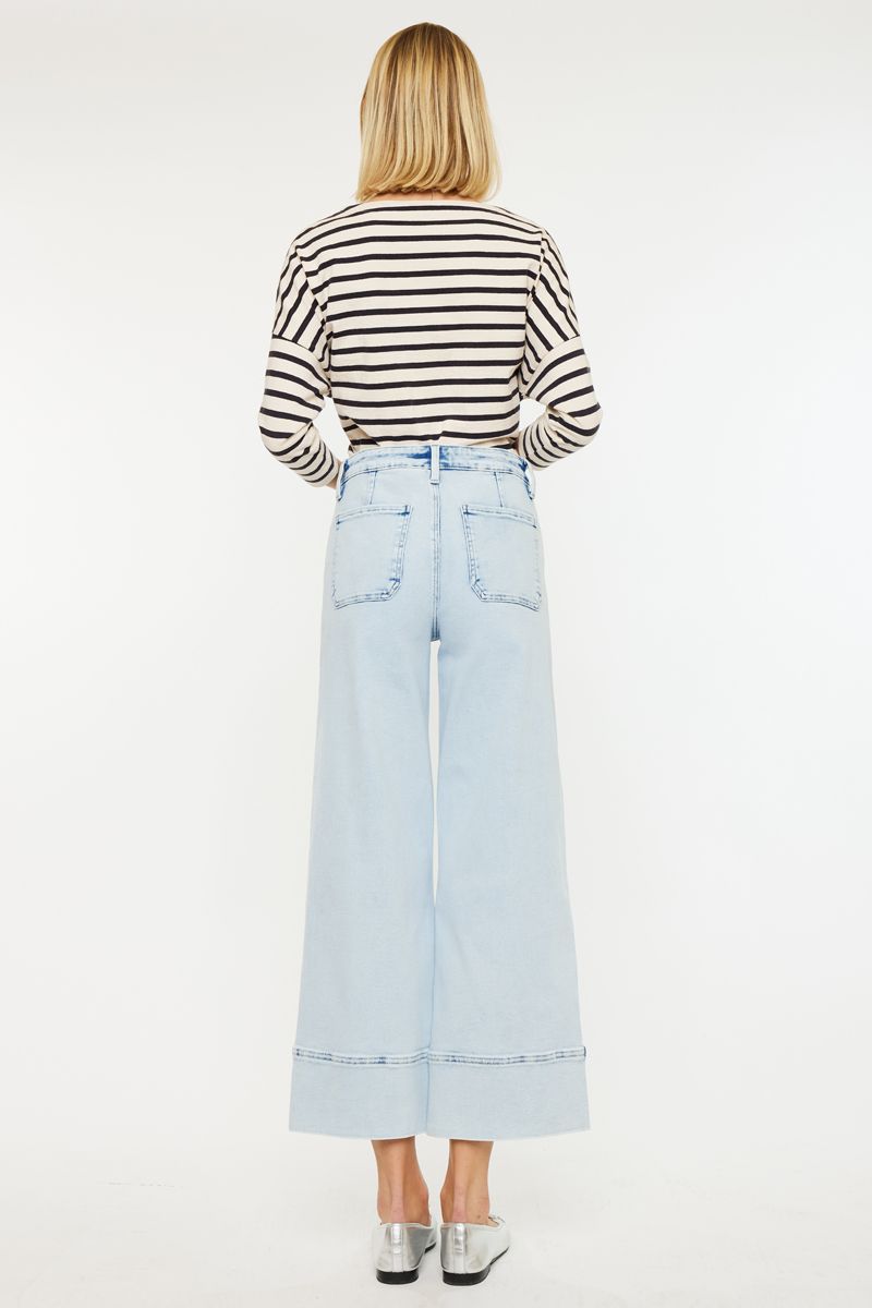 Light Me Up Light Wide Leg KanCan Jeans