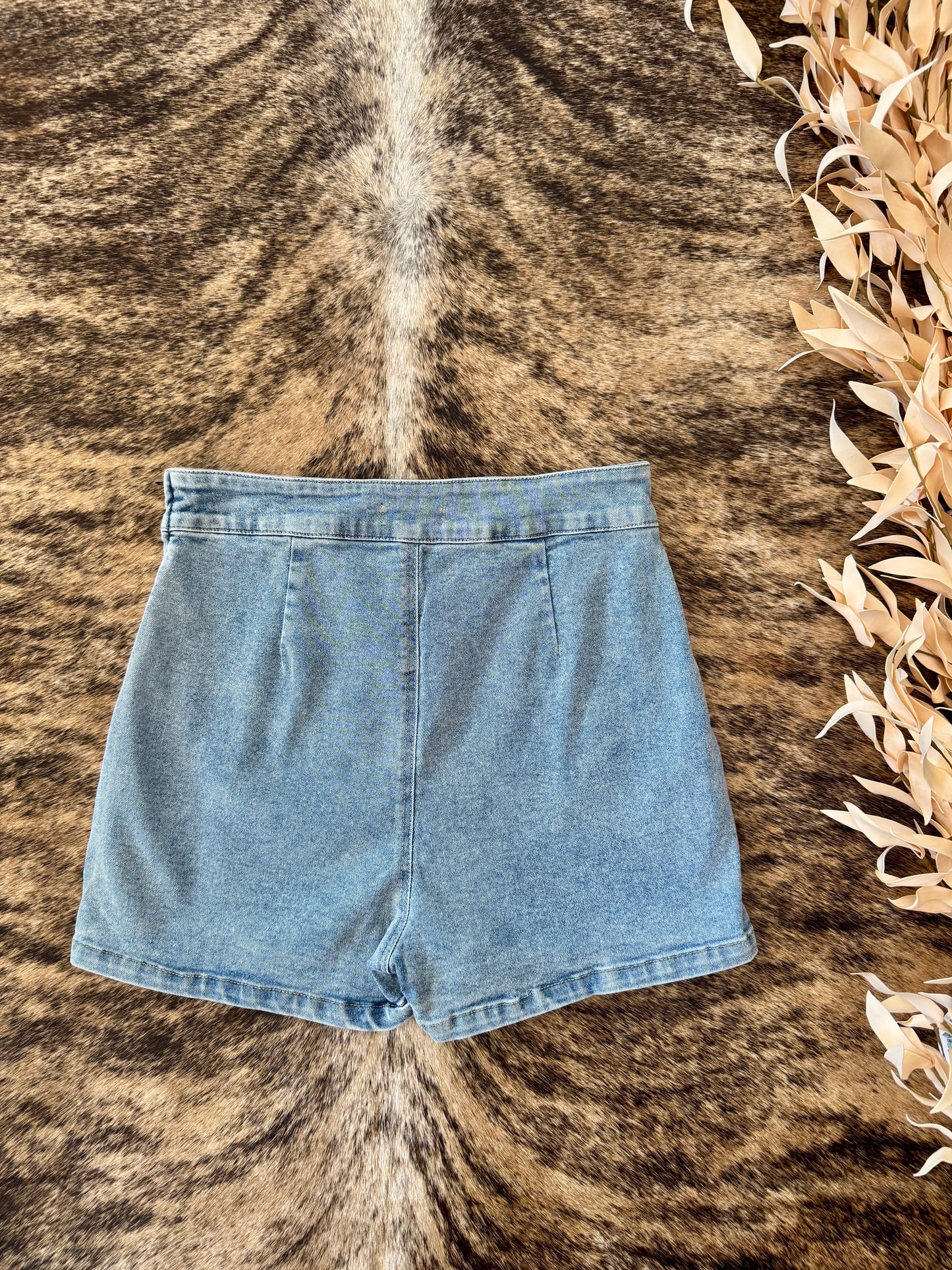 The Damage Is Done Denim Skort