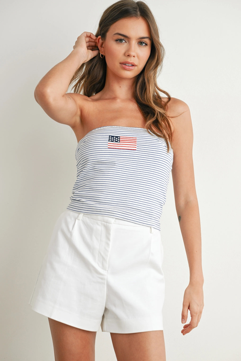 40% Off - USA Striped Tube Top