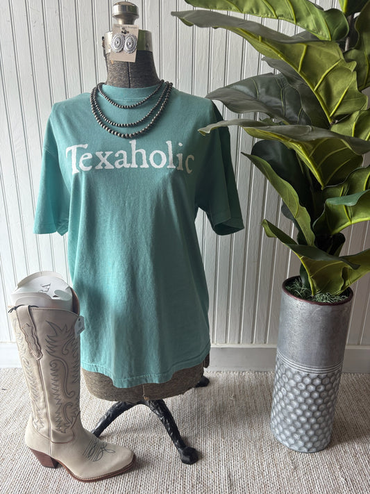 Sea Foam Texaholic Graphic Tee