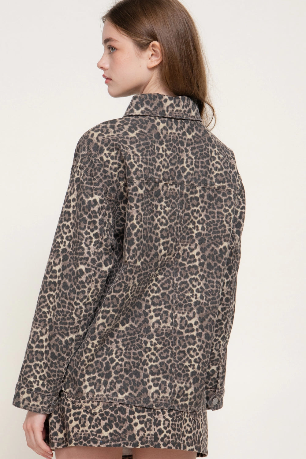 Live, Laugh & Leopard Print Jacket