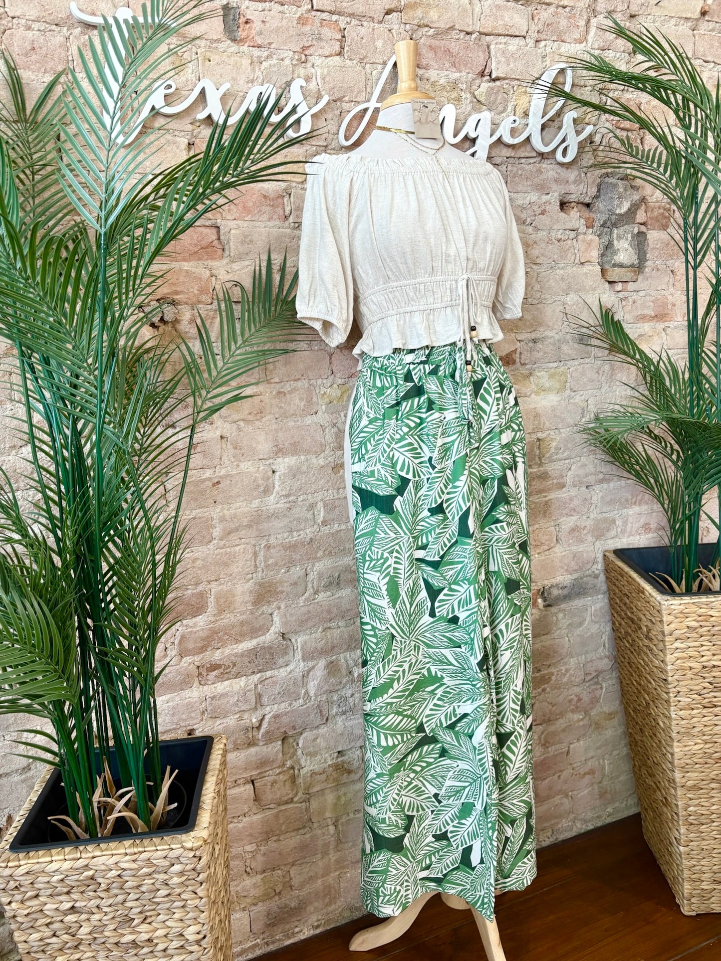 Lucky Linen Off Shoulder Blouse