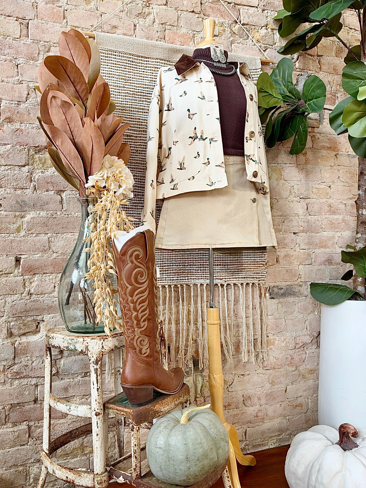 The Truth Will Set You Free Brown Sleeveless Turtleneck Top