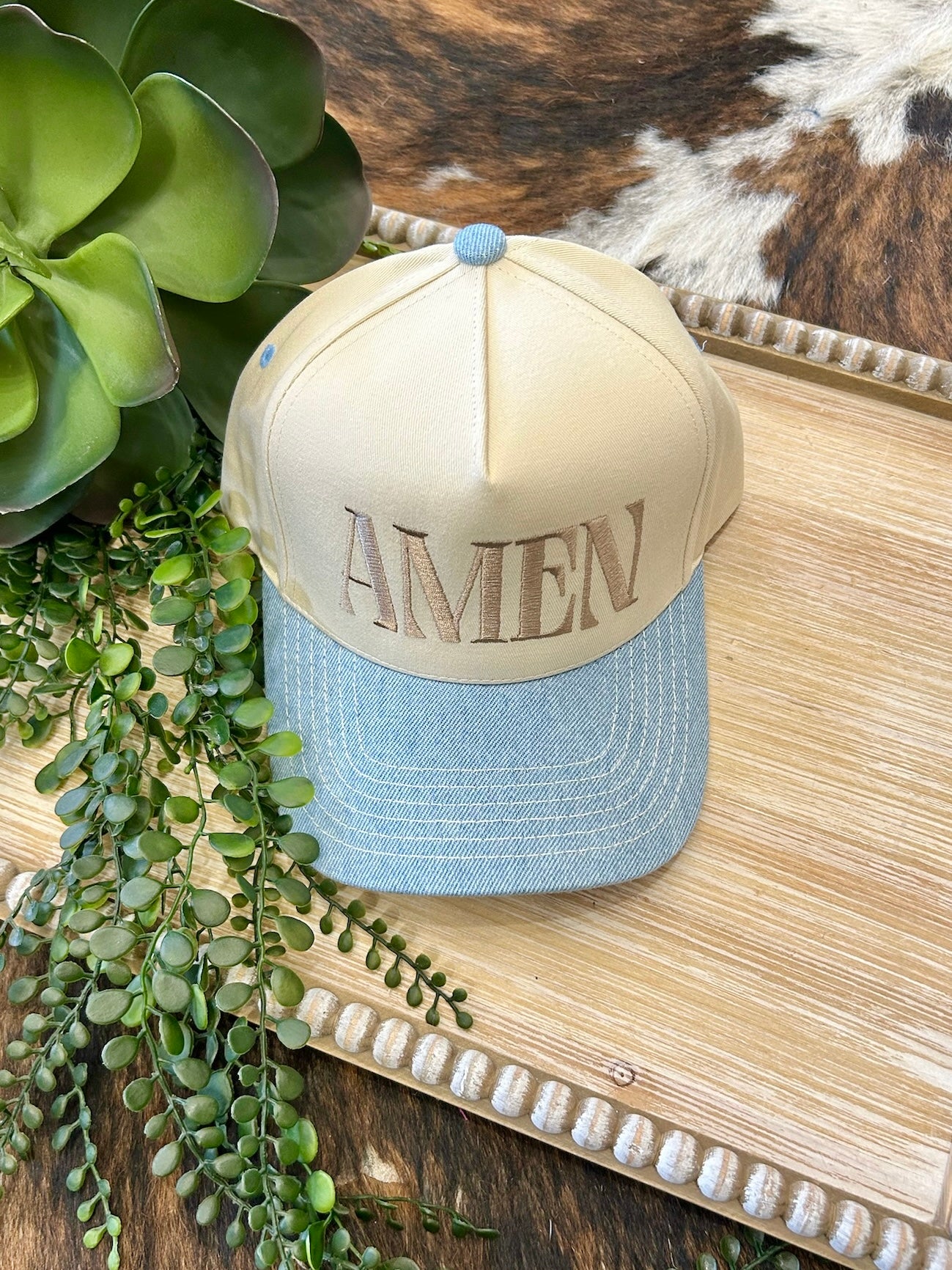Amen Embroidered Trucker Hat