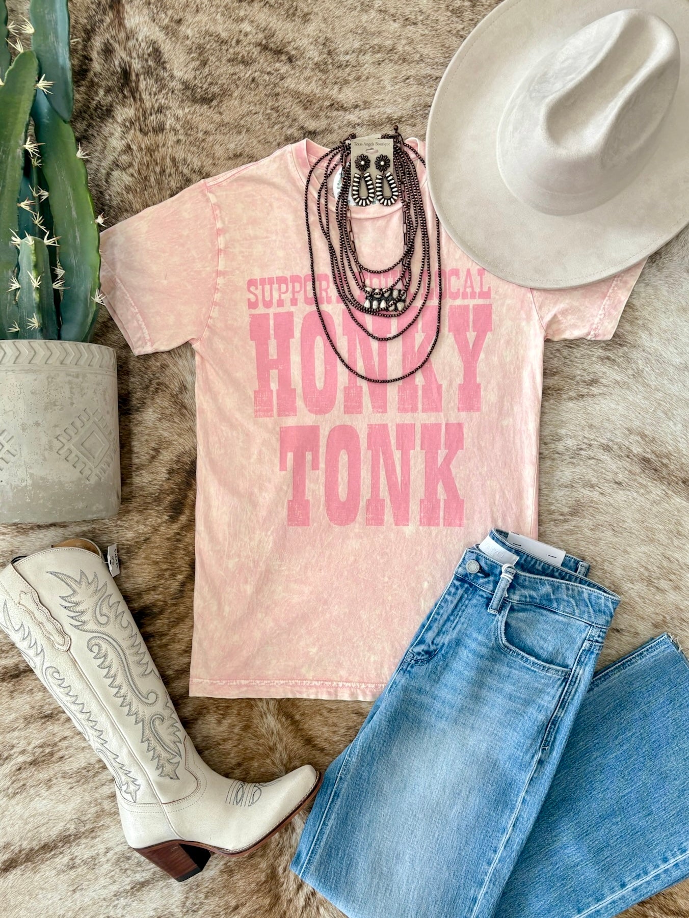 Support Your Local Honky Tonk Graphic Tee