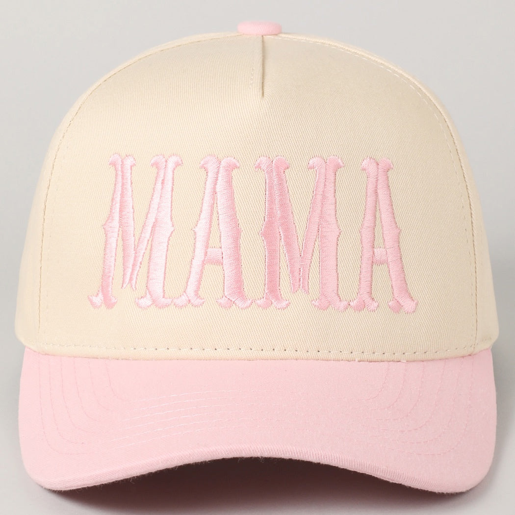 Pink Mama Embroidered Trucker Hat