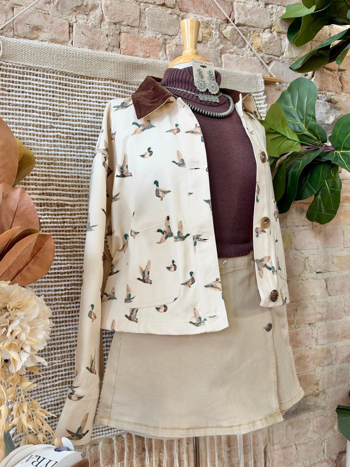 The Truth Will Set You Free Brown Sleeveless Turtleneck Top