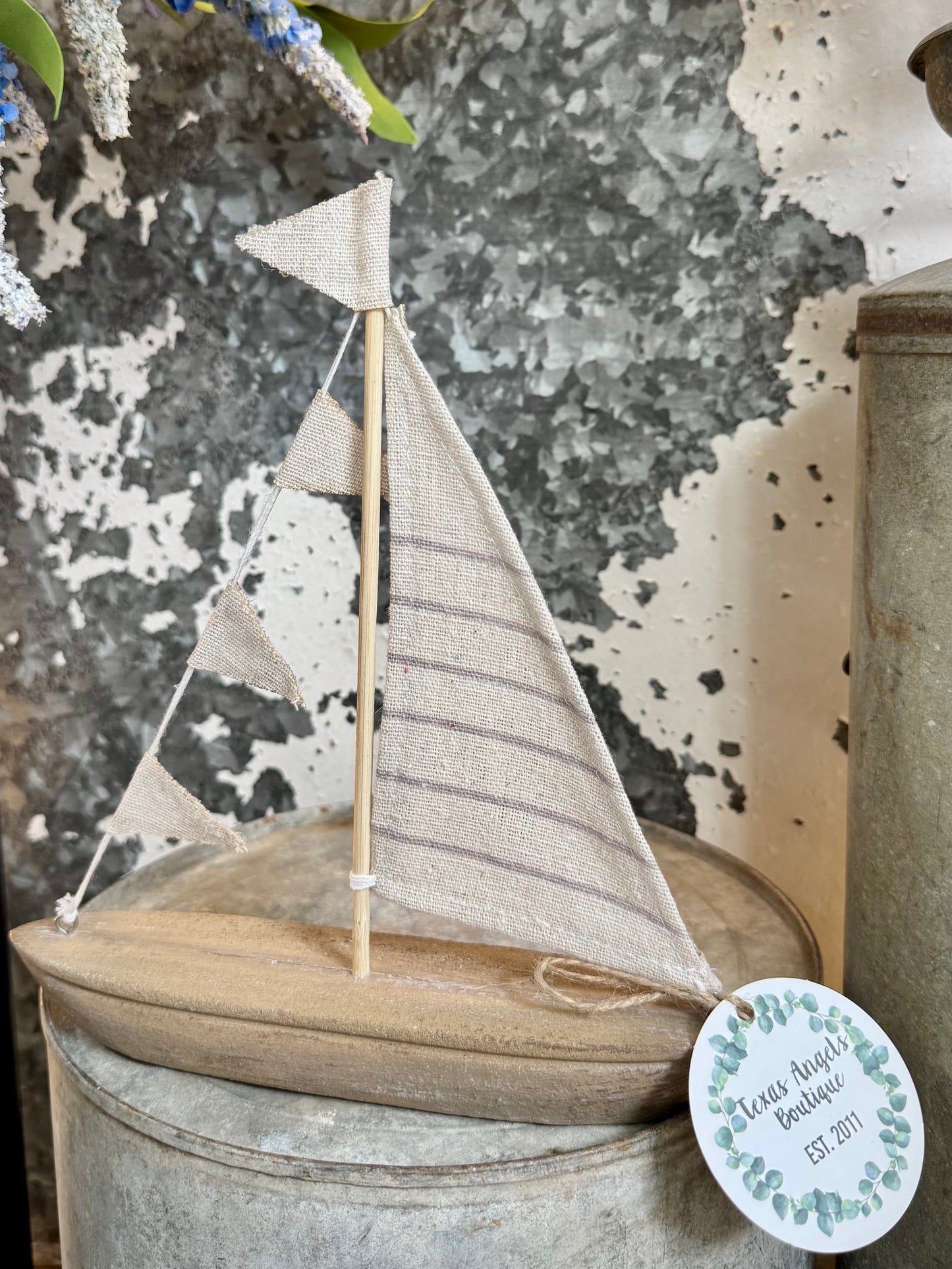 Wooden Sailboat