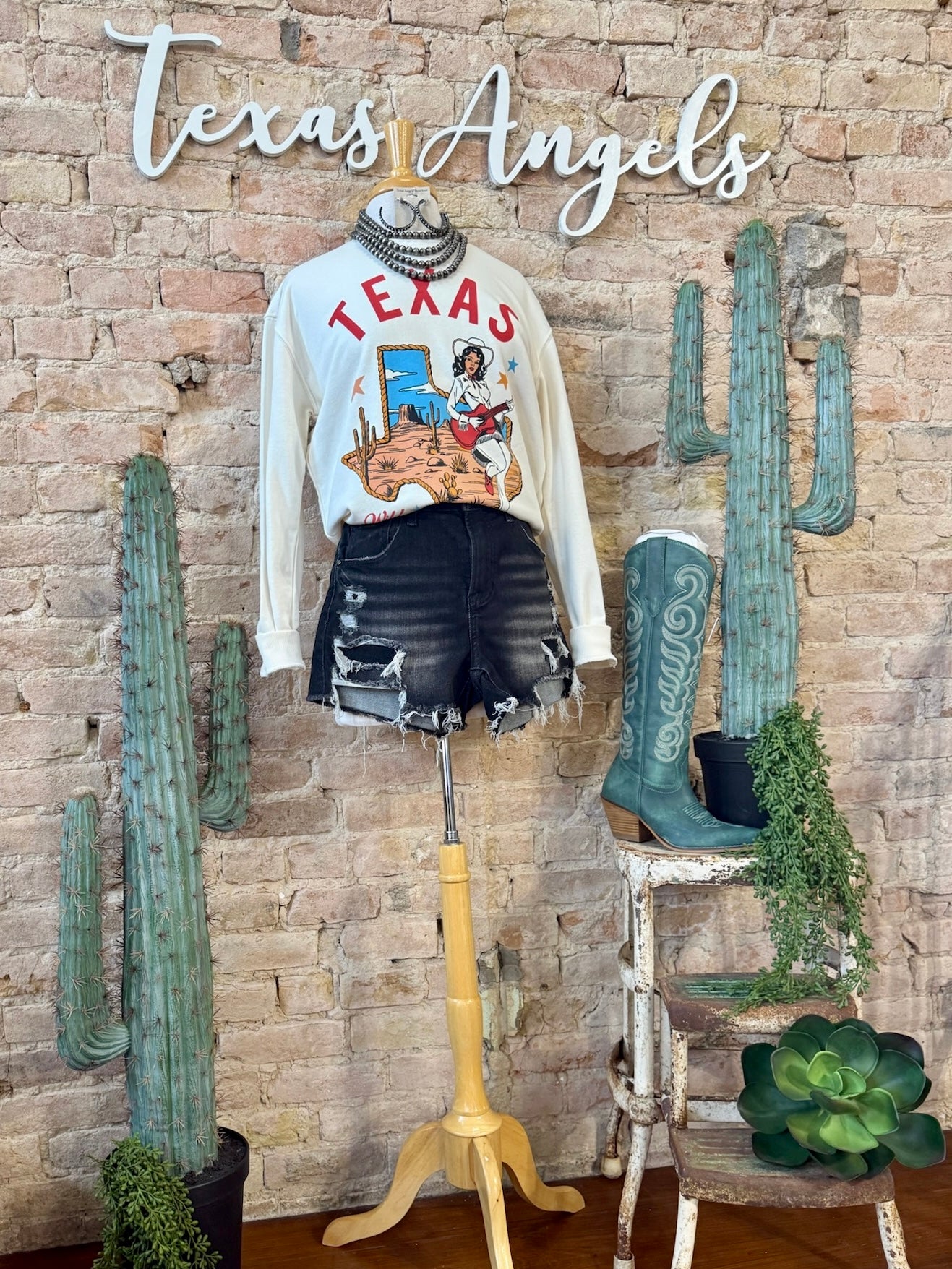 Texas Cowgirl Graphic Sweatshirt