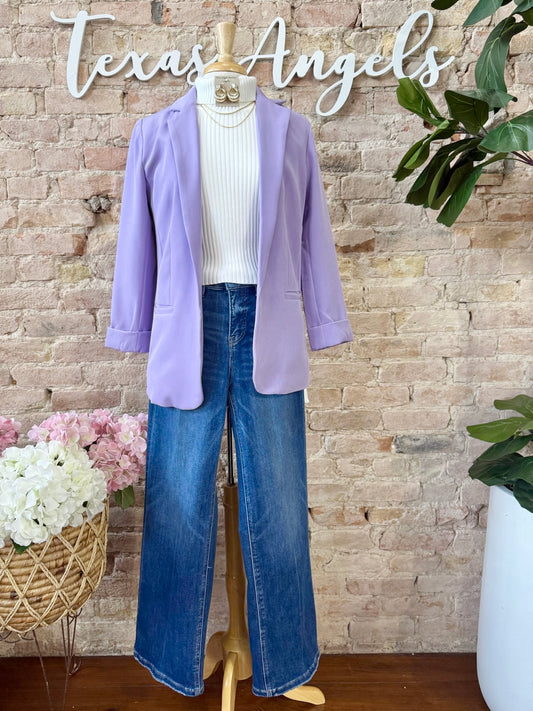 Sending Love Letters Lavender Blazer